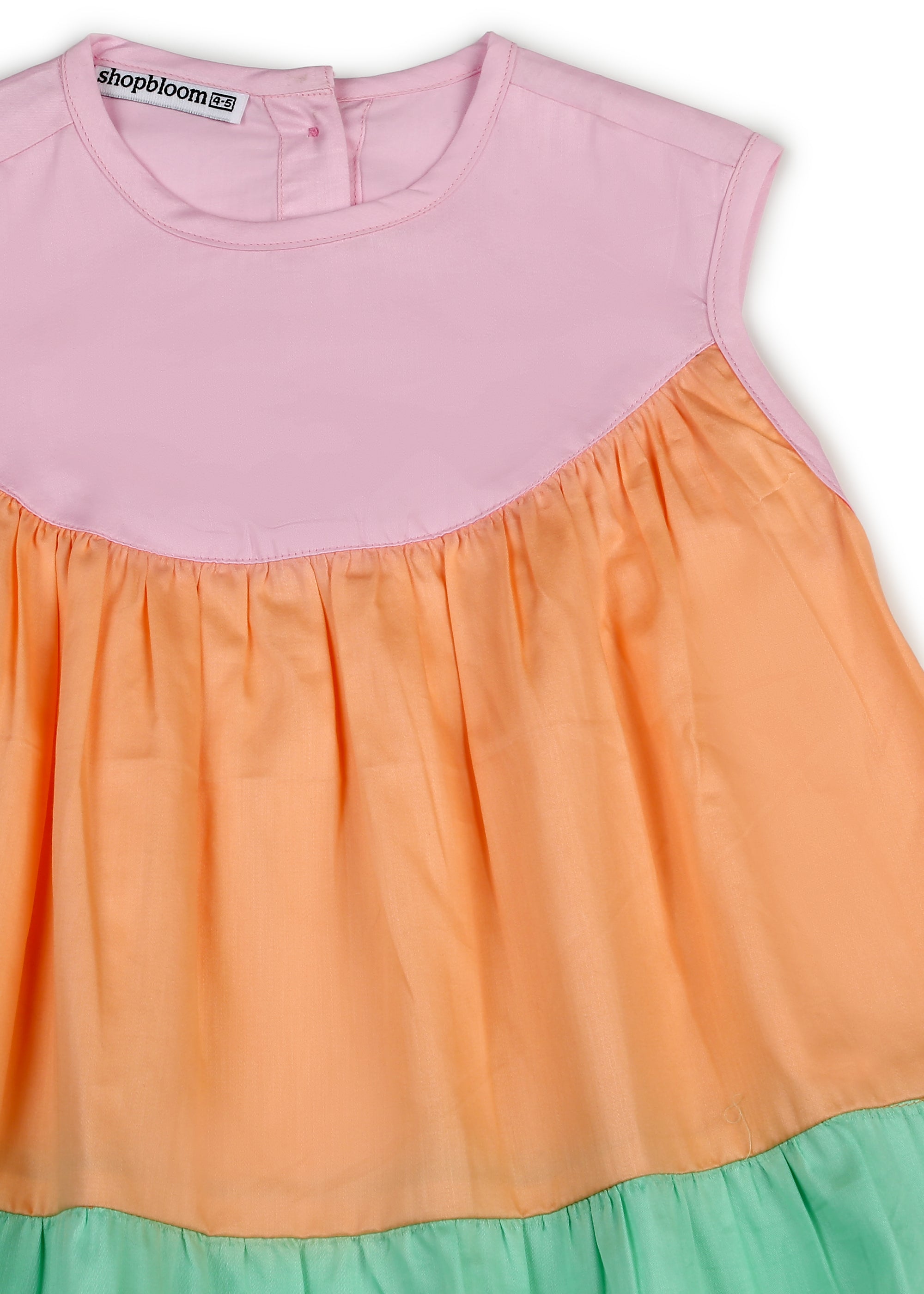 Pastel Tiered Girl's Dress