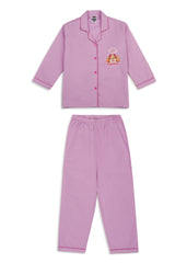 Paw Patrol Happy Lavender Print Long Sleeve Kids Night Suit