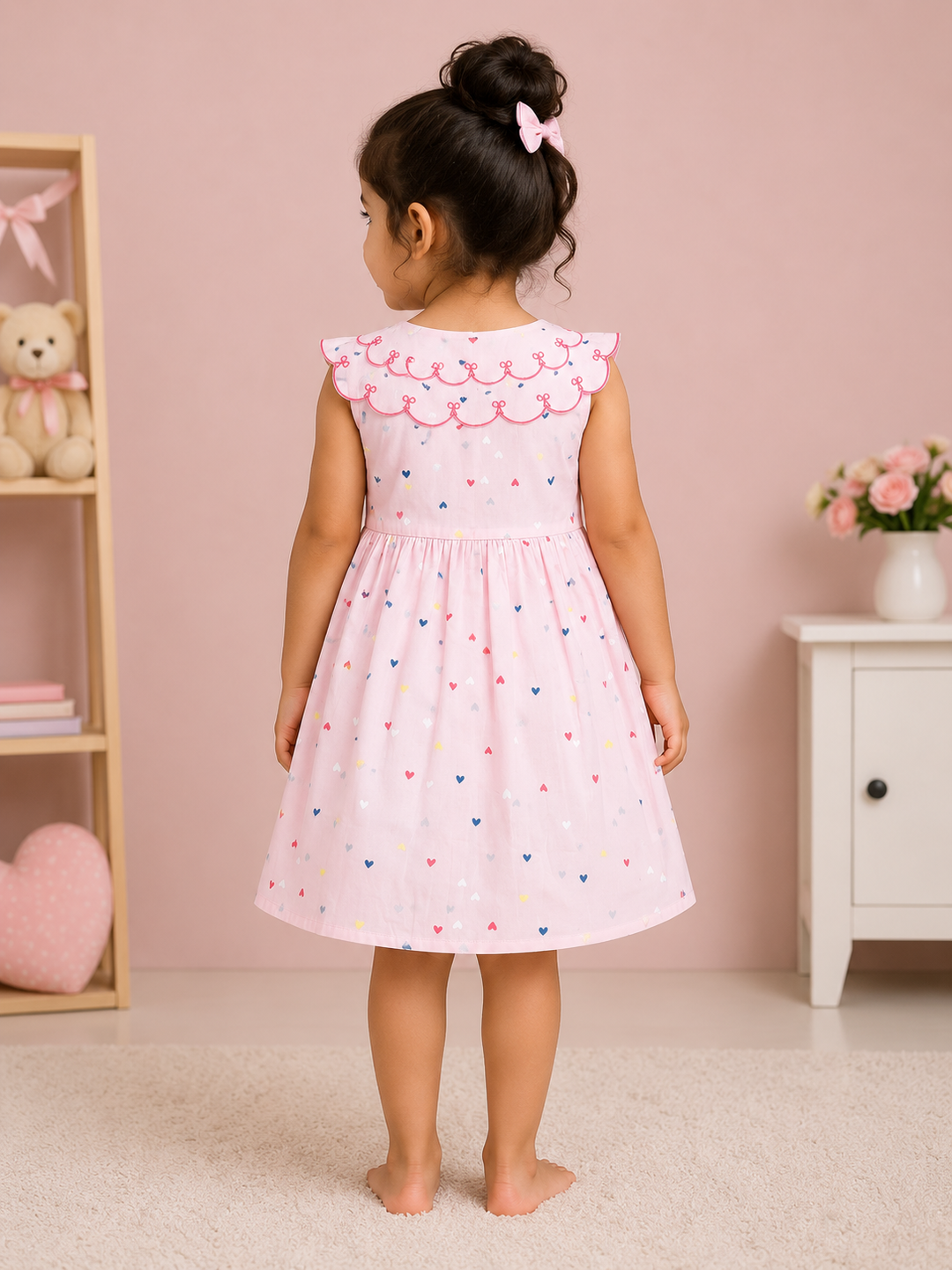 Fairy Heart Print Dress