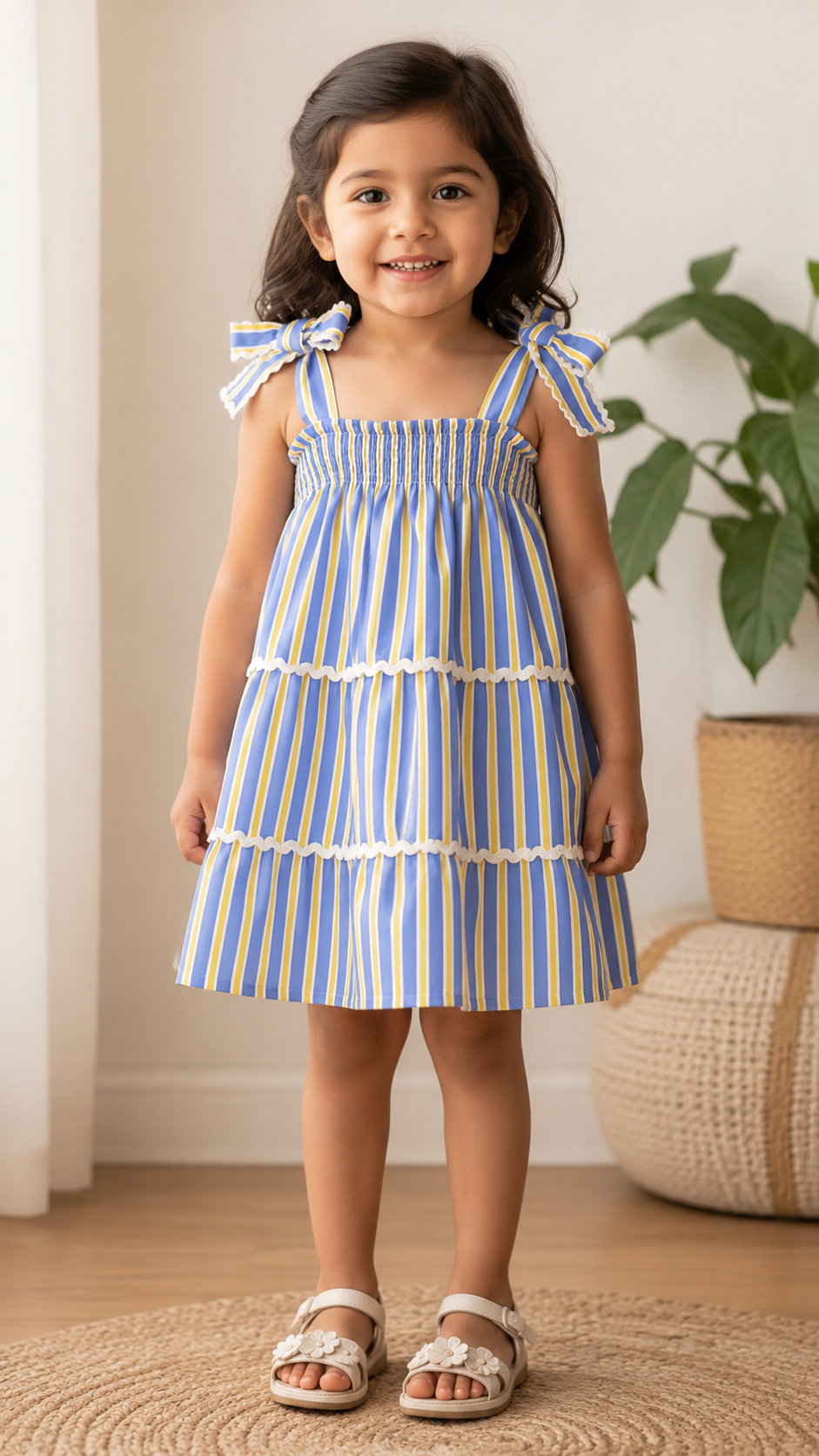 Buttercup Bow Shoulder Dress
