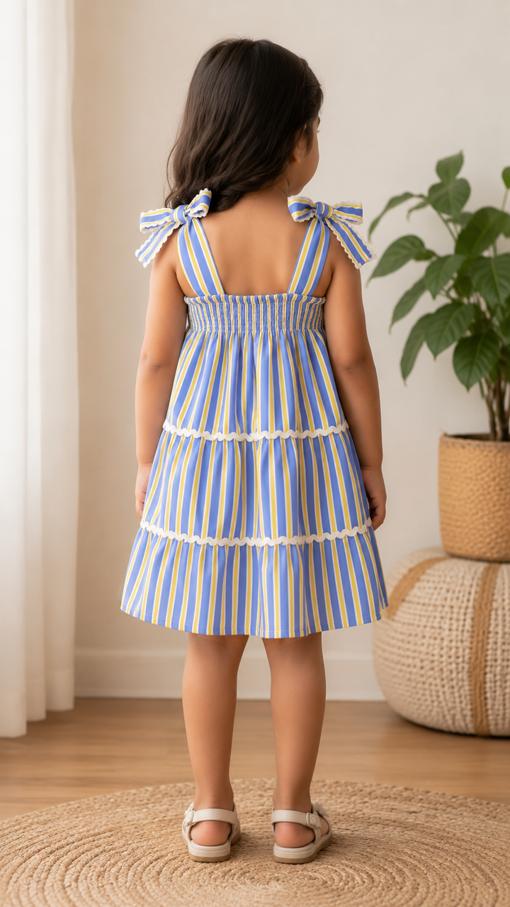 Buttercup Bow Shoulder Dress