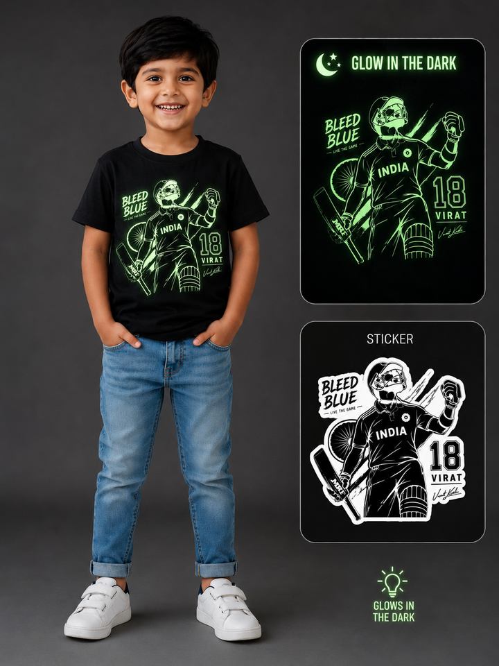 Virat 18 Champion Glow T-Shirt