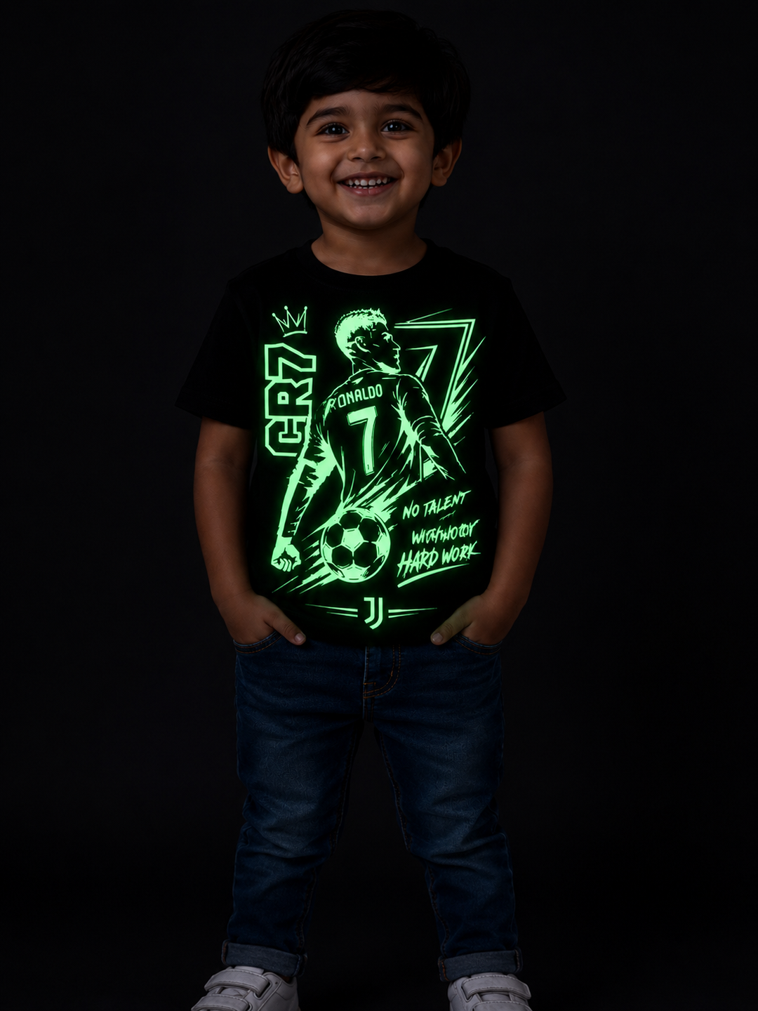 Glow-in-the-Dark CR7 Inspired Sports T-Shirt