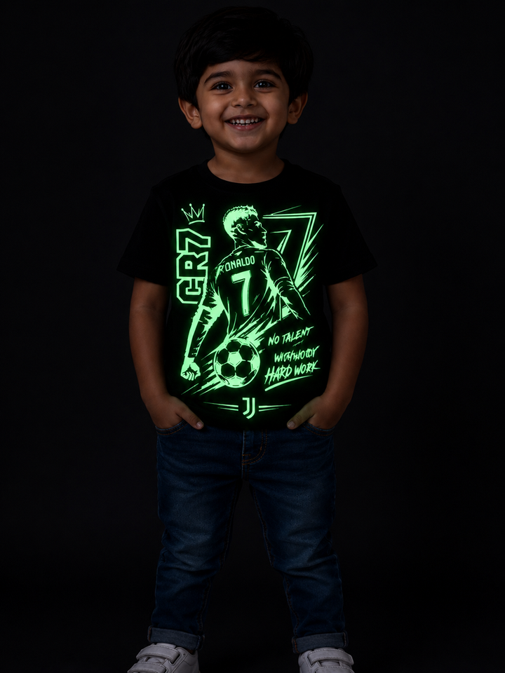 Glow-in-the-Dark CR7 Inspired Sports T-Shirt