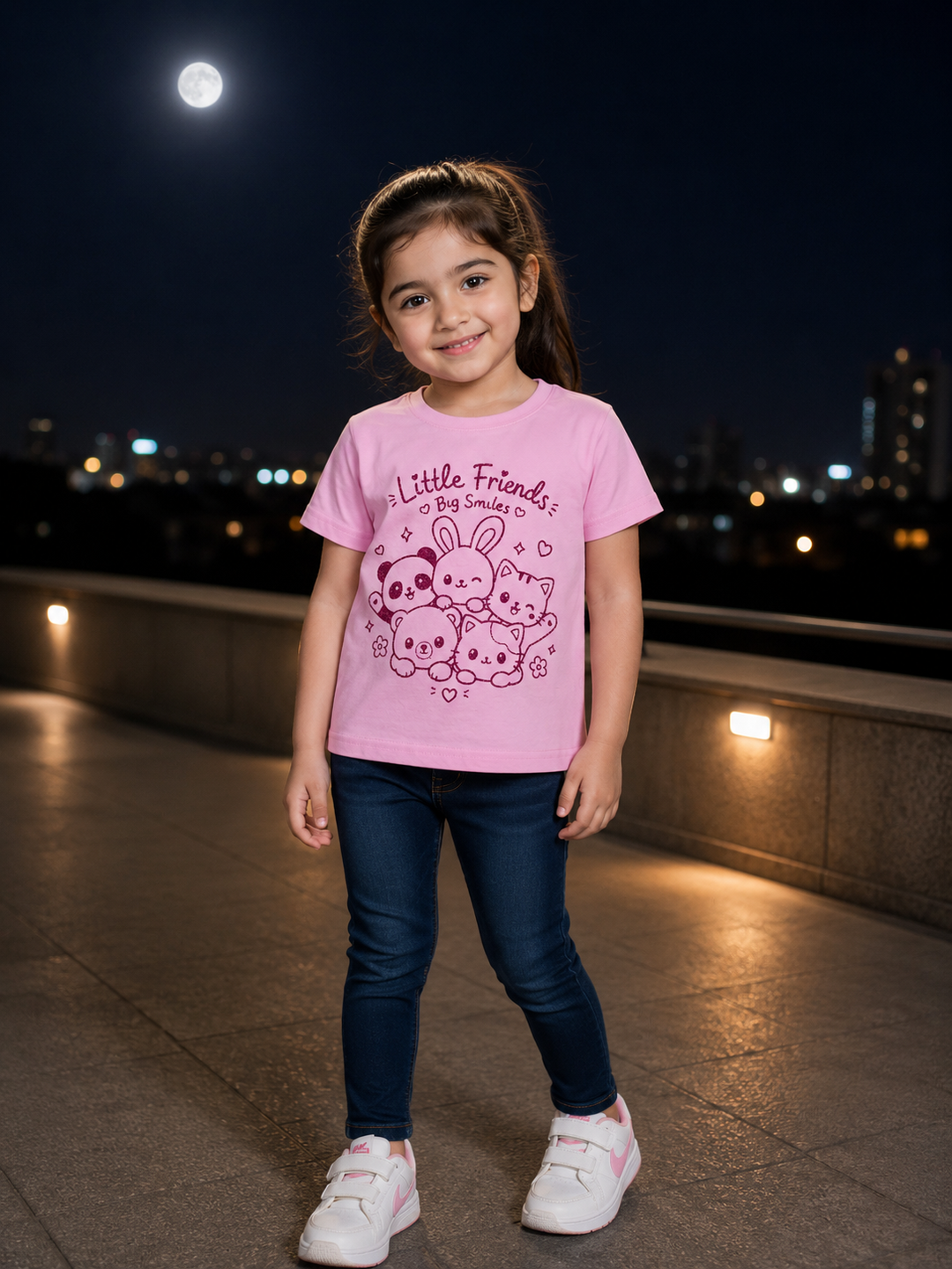 Little Friends Big Smiles Kids T-Shirt