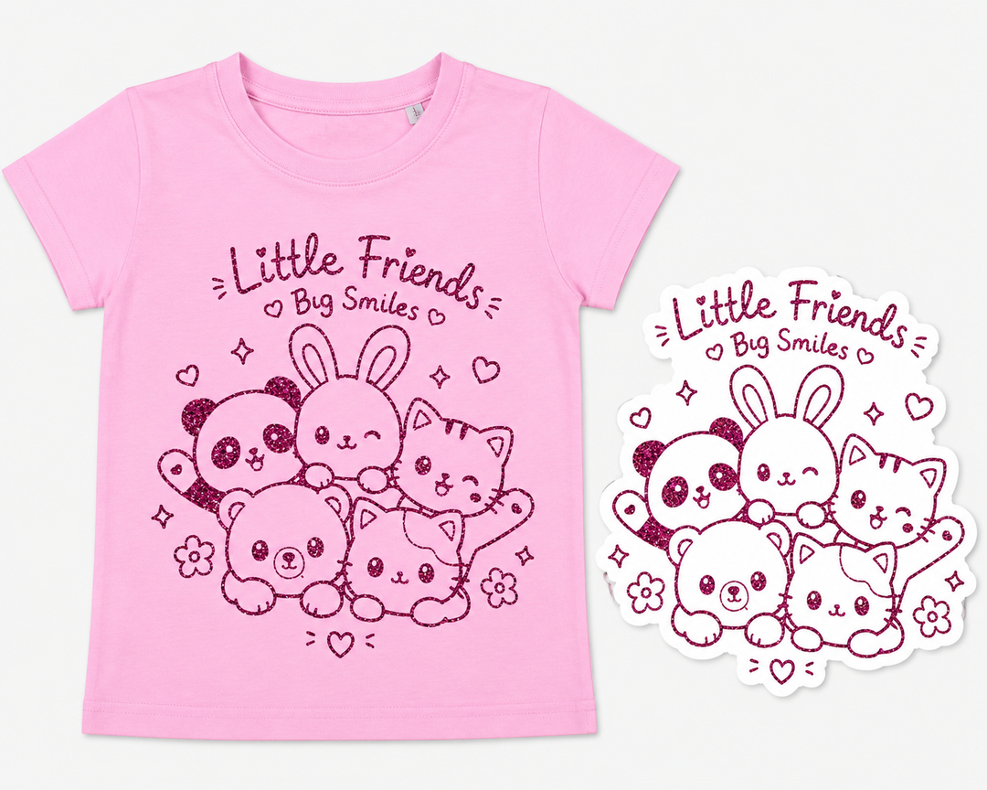 Little Friends Big Smiles Kids T-Shirt