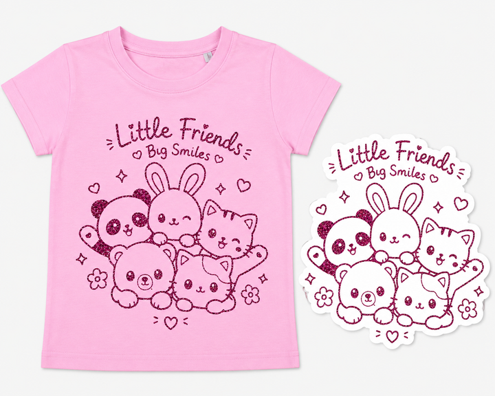 Little Friends Big Smiles Kids T-Shirt