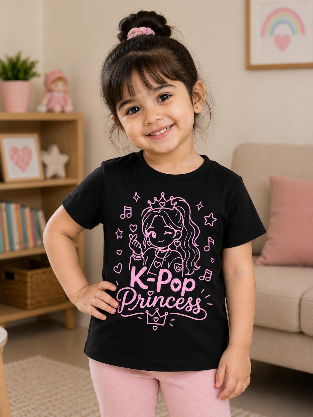 K-Pop Princess Glow-in-the-Dark T-shirt