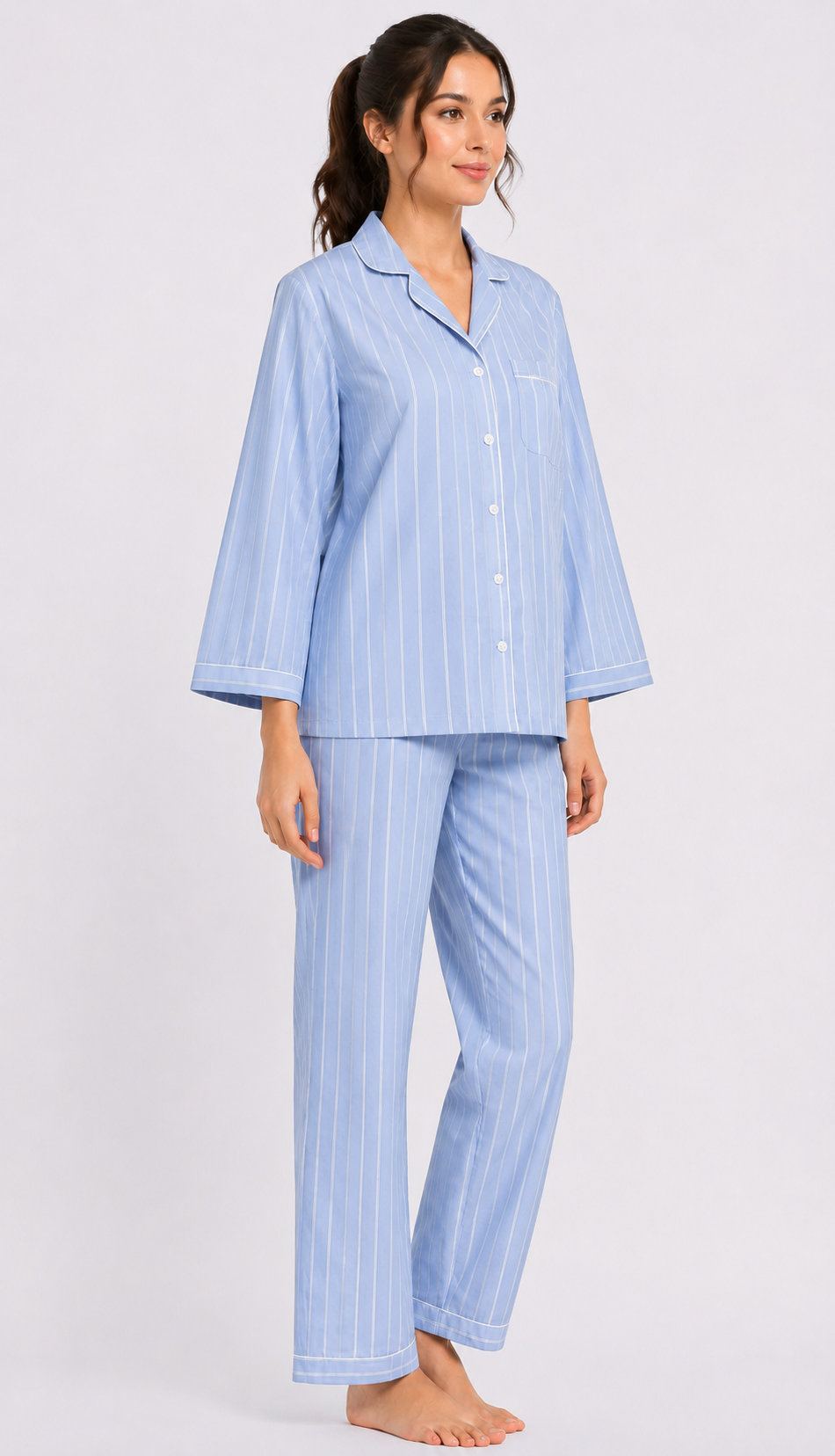 Cloudline Comfort  Print Long Sleeve Women's Night Suit