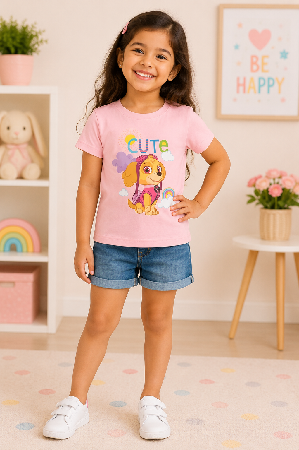 Adorable Pup Charm T-Shirt