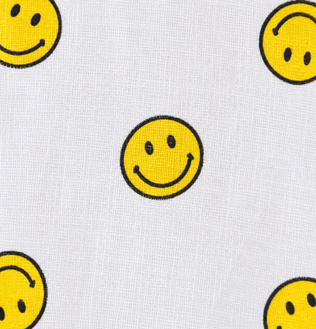 Happy Smiley Print  Long Sleeve Night Suit