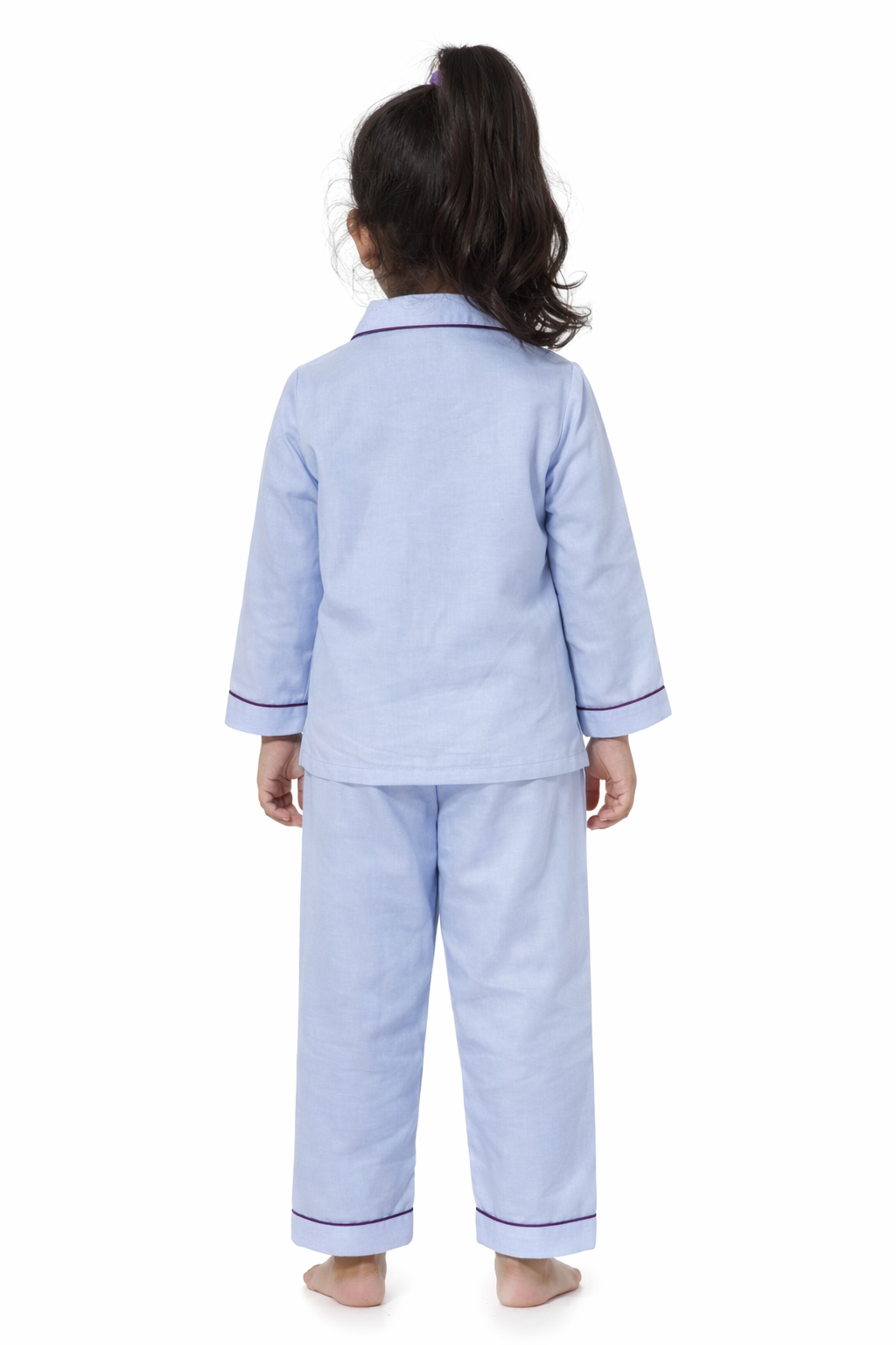 Pretty Girl Teddy Long Sleeve Kids Night Suit