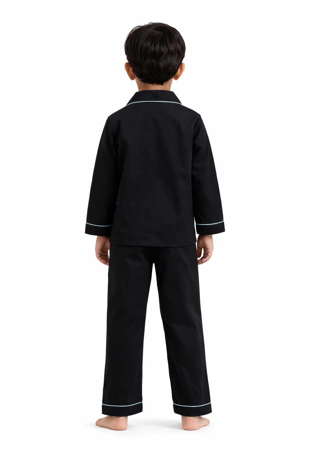 Boo Glow in the Dark  Print Long Sleeve Kids Night Suit