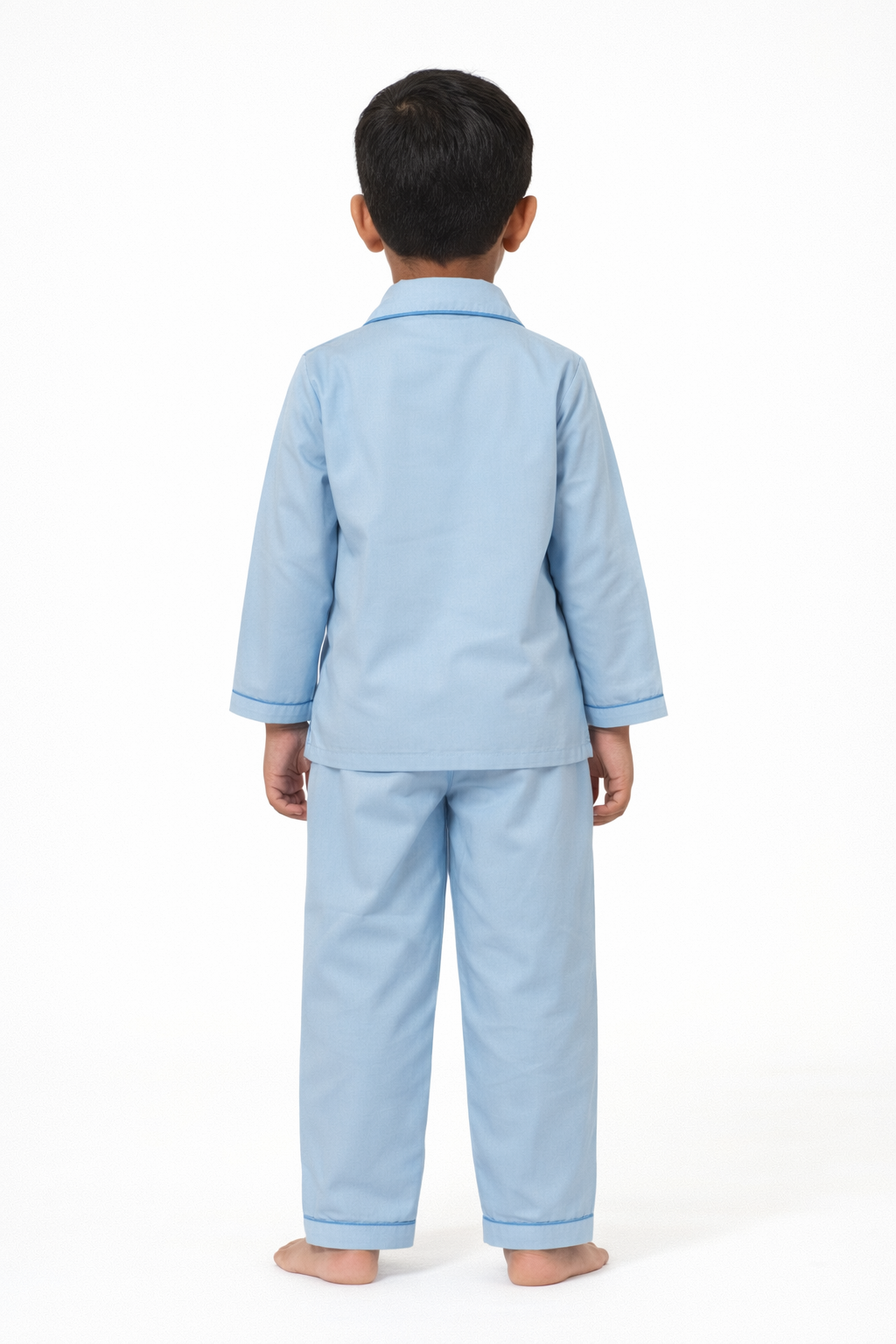 Dino-Snore Blue Long Sleeve Kids Night Suit
