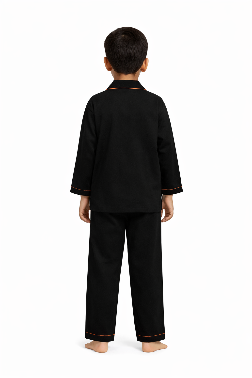 Lets Get Spooky Glow in the Dark Print Long Sleeve Kids Night Suit