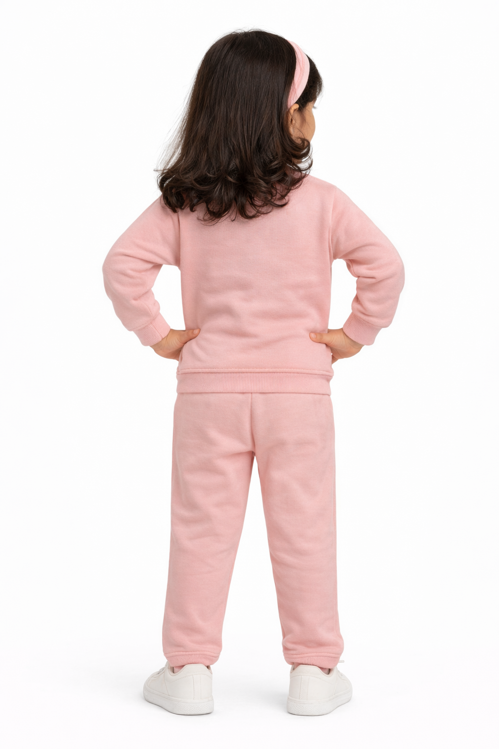 Cute Skype Print Cotton Fleece Kids Sweatshirt Set