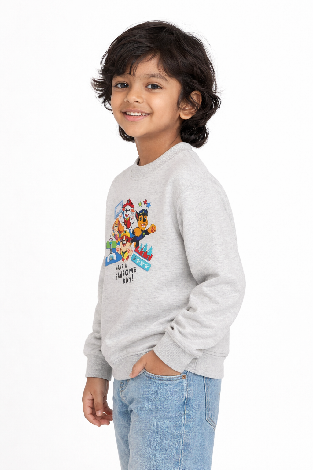 Have A Pawsome Day Warm Fleece Kids Sweatshirt