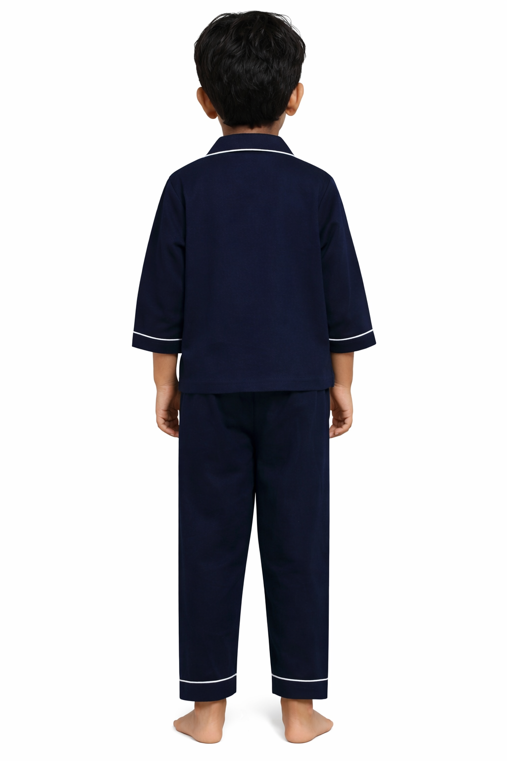 Its Bedtime Teddy Navy Long Sleeve Kids Night Suit