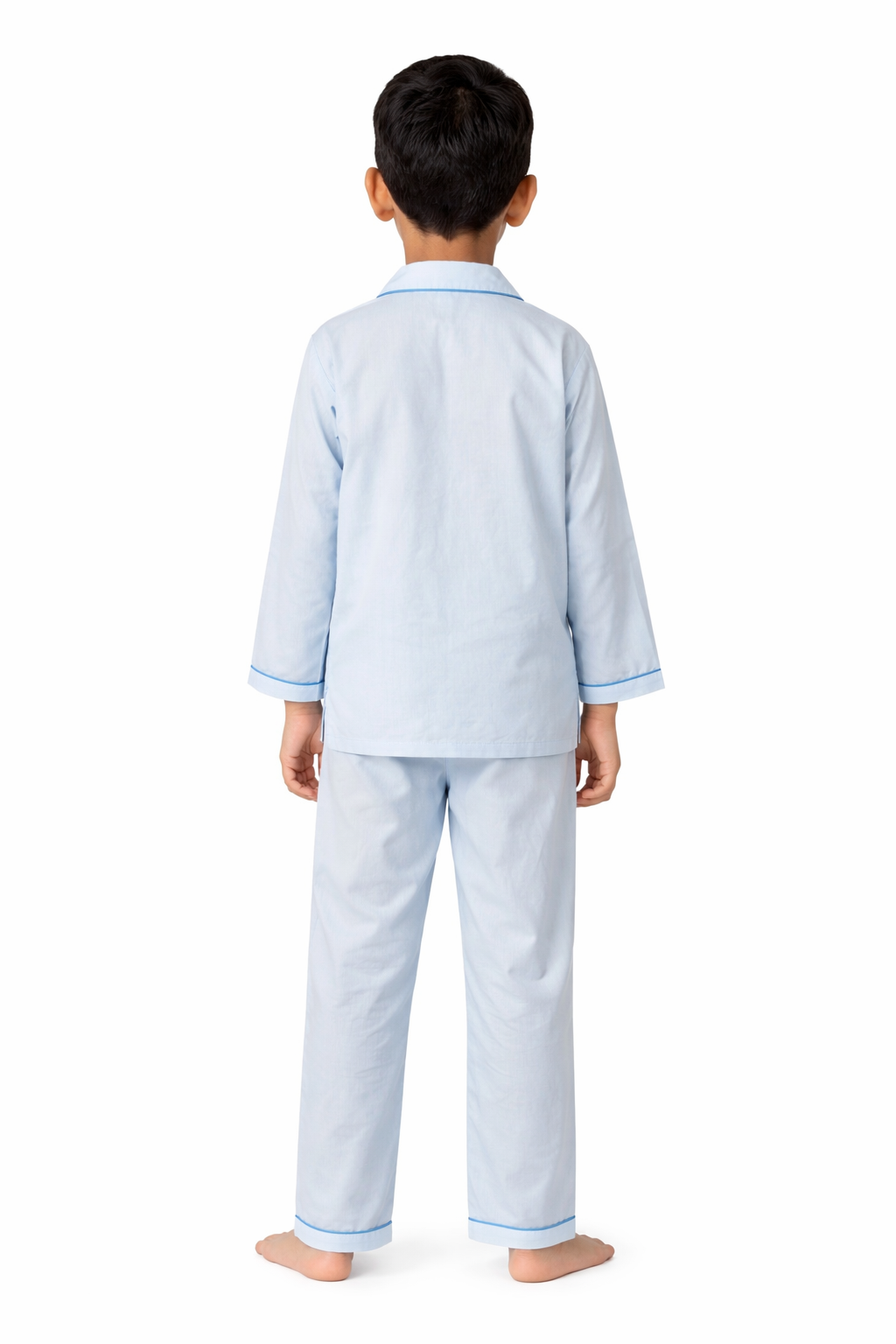 Its Bedtime Teddy Sky Blue Long Sleeve Kids Night Suit