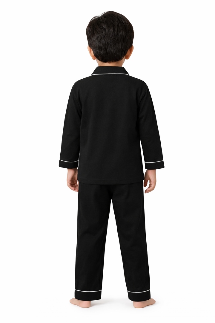 Trick or Treat Glow in the Dark Print Long Sleeve Kids Night Suit
