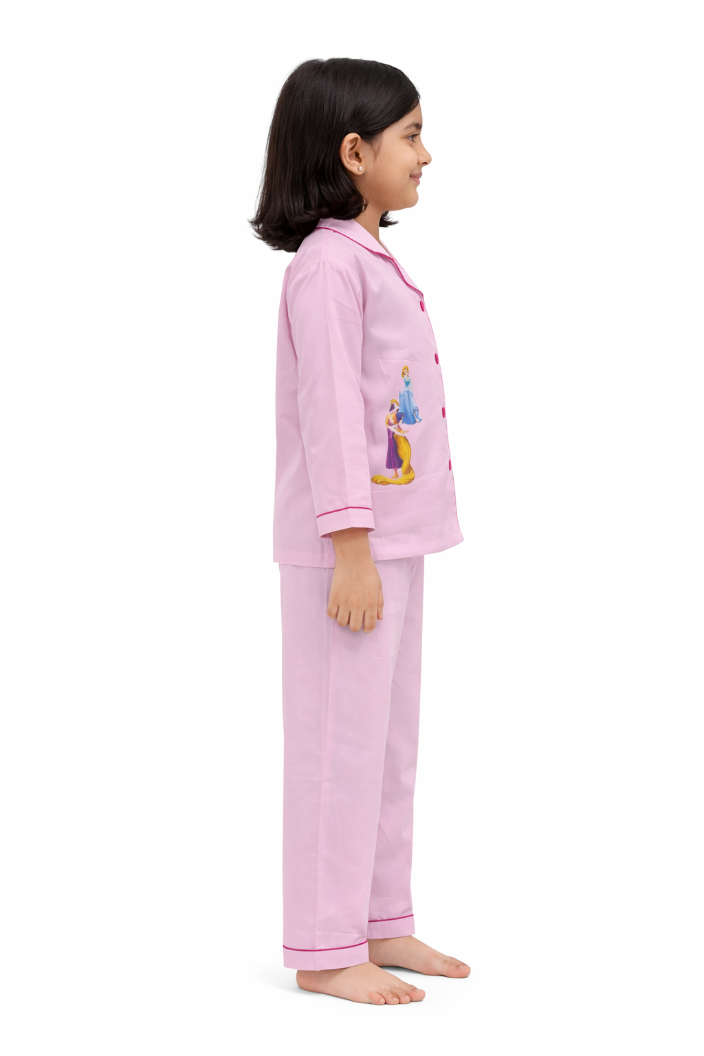Dreamy Duchess Print Long Sleeve Kids Night Suit