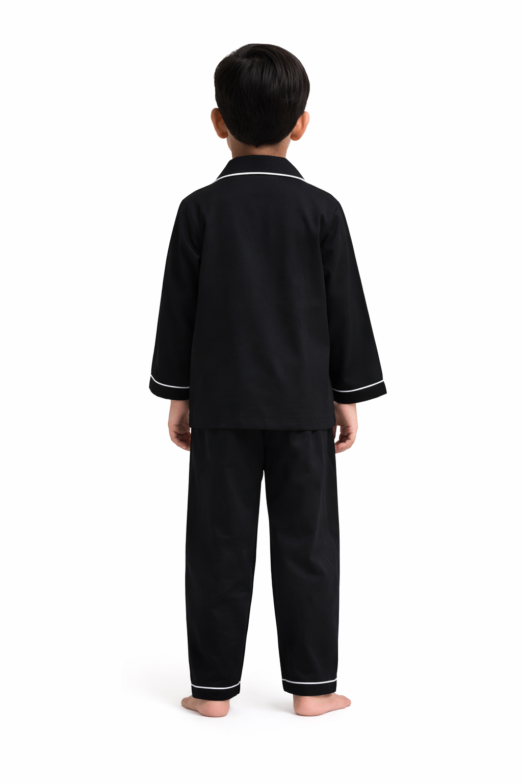 Its Bedtime Teddy Black Long Sleeve Kids Night Suit