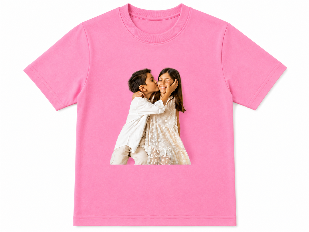 Personalized Photo Print Kids T-Shirt