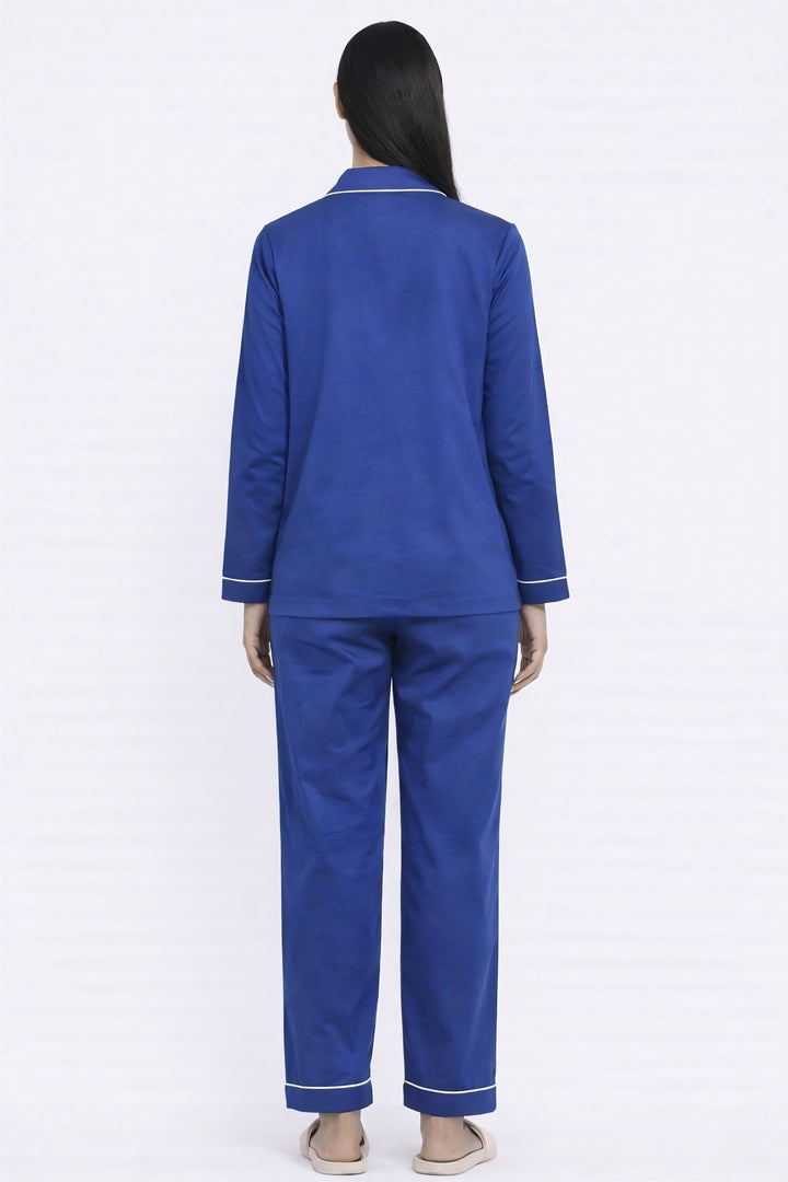 You Complete Me Print Long Sleeve Women's Night Suit