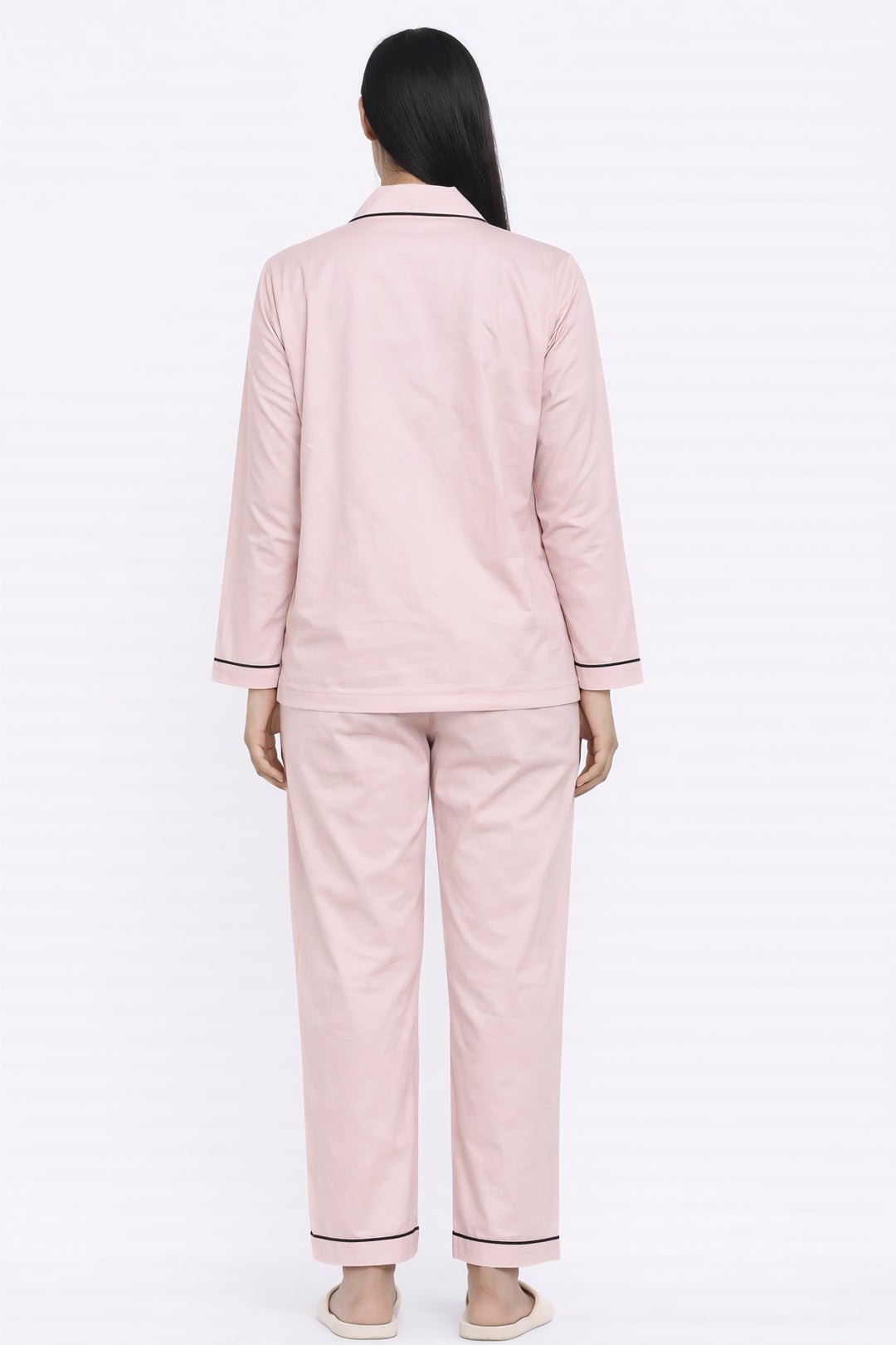 You Are Enough Print Long Sleeve Women's Night Suit