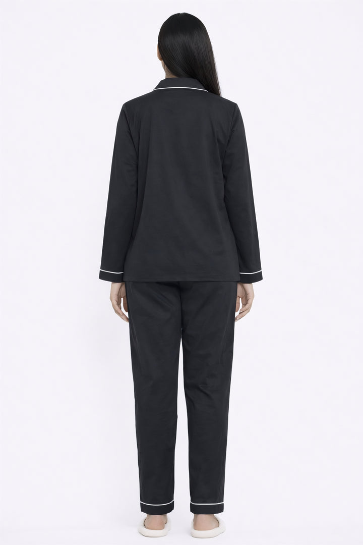 Dip To My Chip Print Long Sleeve Women's Night Suit