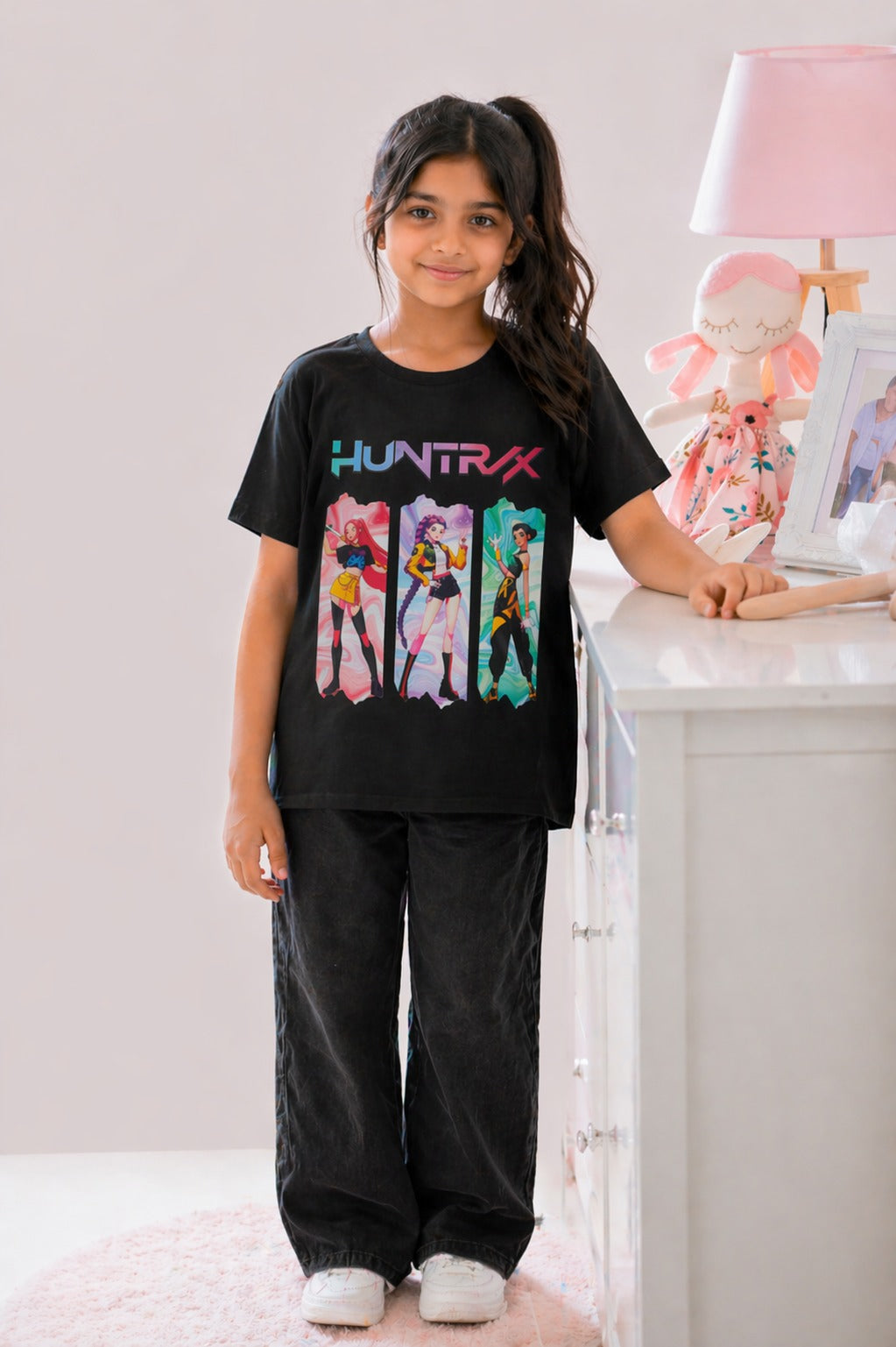 K-Pop Demon Hunters Midnight Print T-Shirt