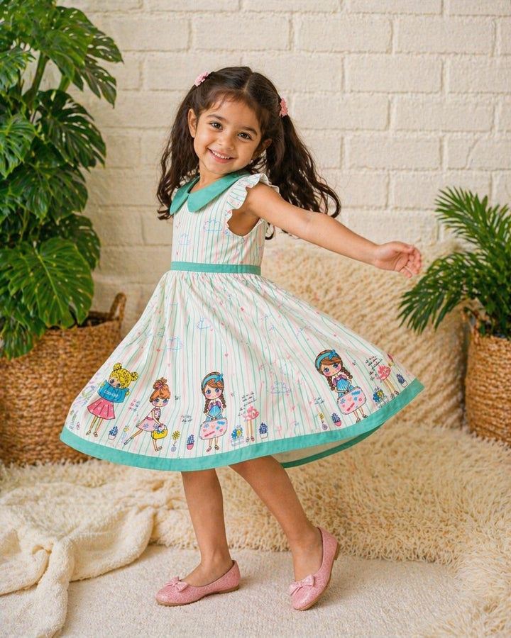 Lets go Shopping Girl's Dress