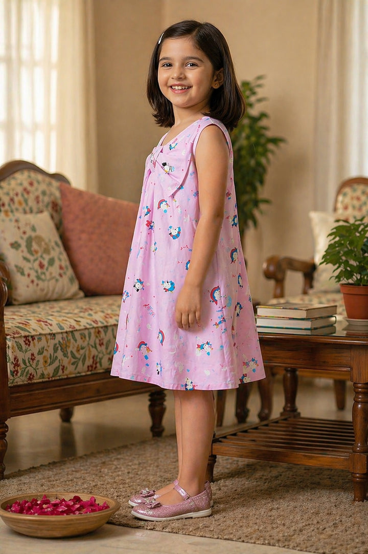 Unicorn Bow Girl's Dress