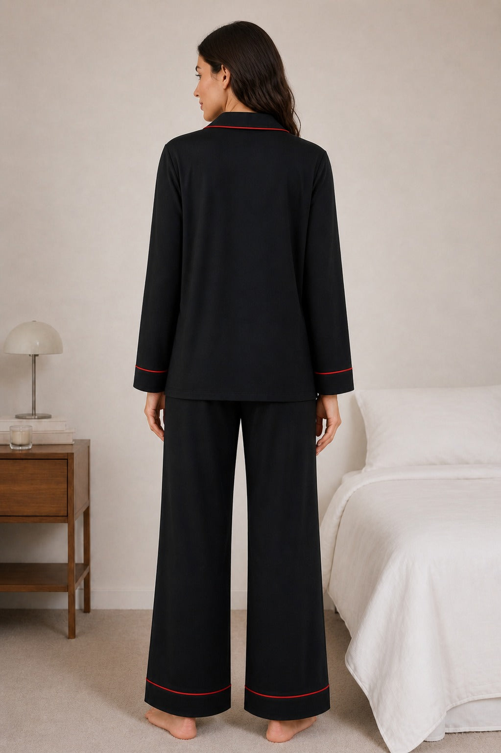 Power Dressing Long Sleeve Women's Night Suit