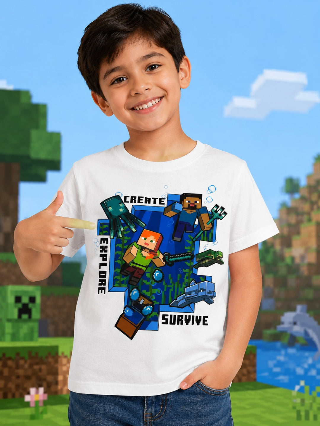 Create Explore Survive T-Shirt