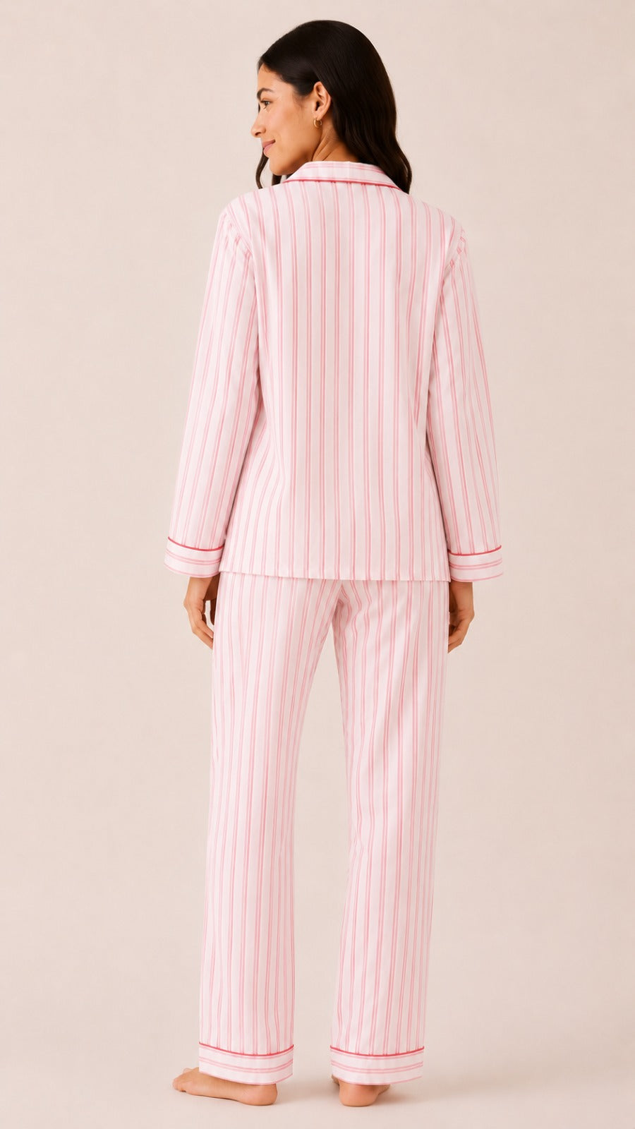 Pretty in Pink Long Sleeve Women's Night Suit