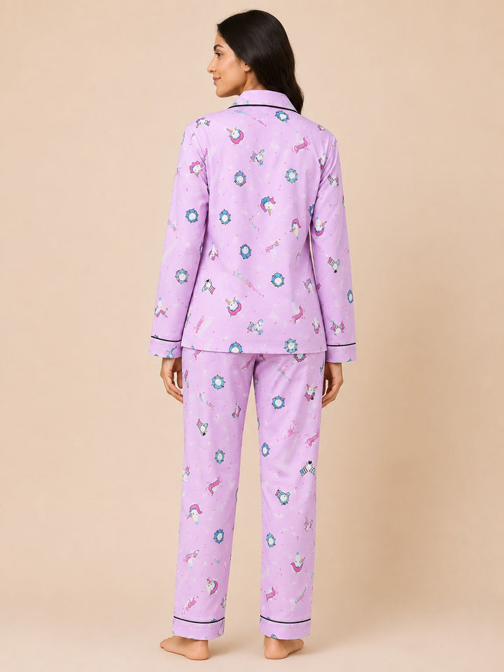 Fairytale Long Sleeve Women's Night Suit