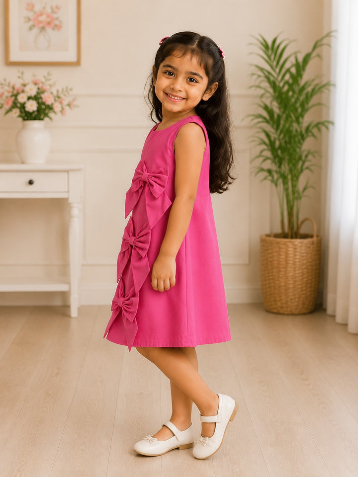Pink Bow  Dress