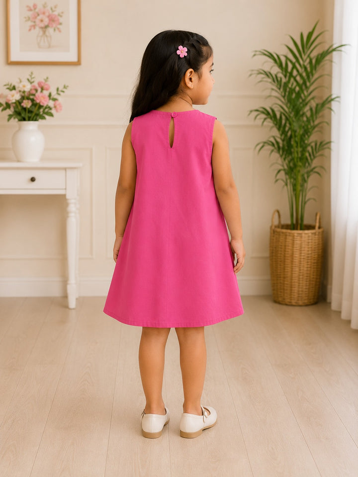 Pink Bow  Dress