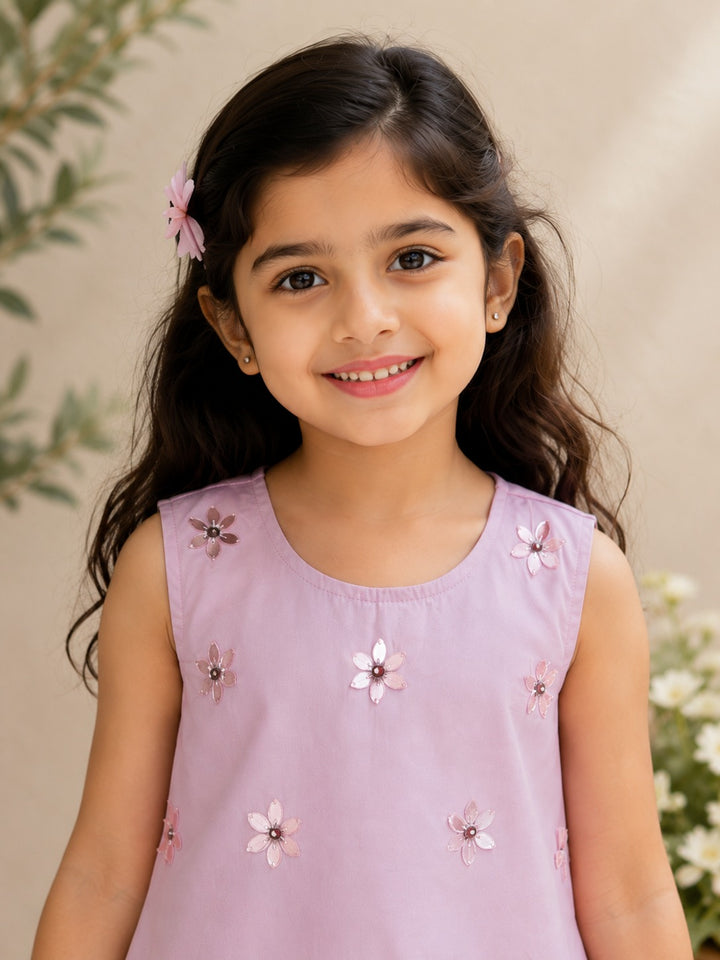 Pink Petal Sequin Dress
