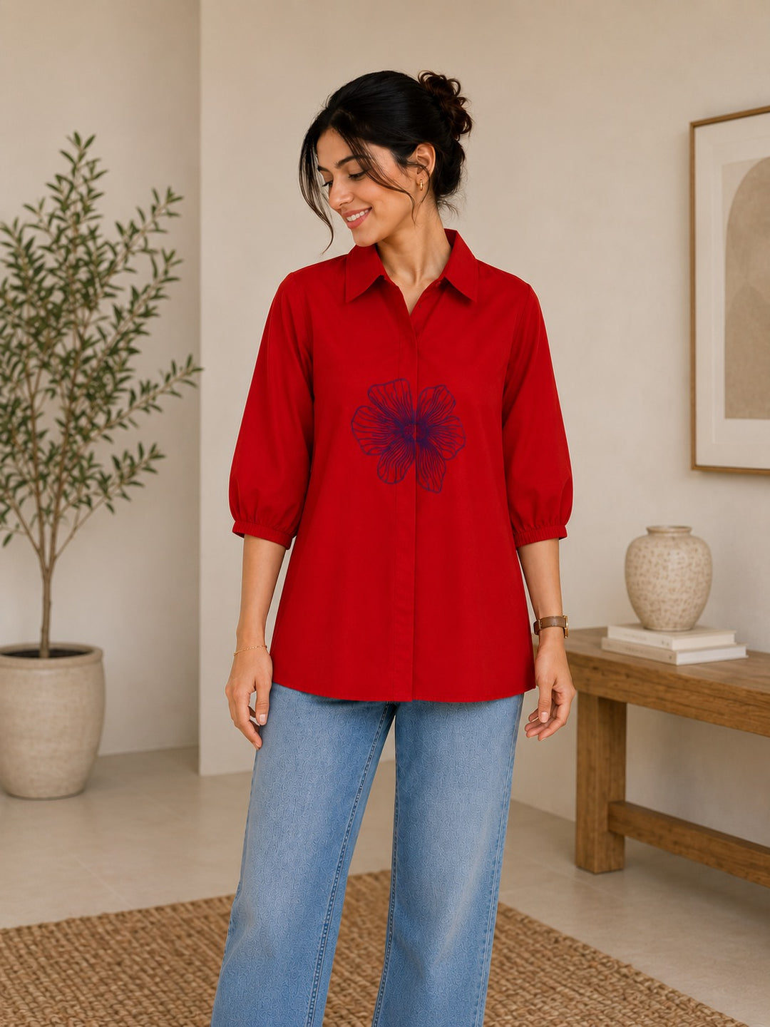 Cherry Bloom Chic Shirt