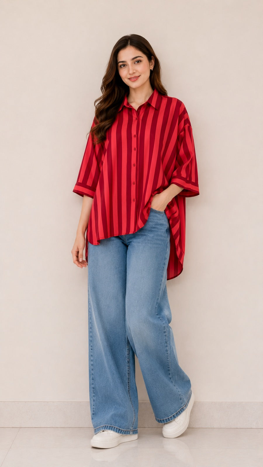 Cherry Crush High-Low Shirt