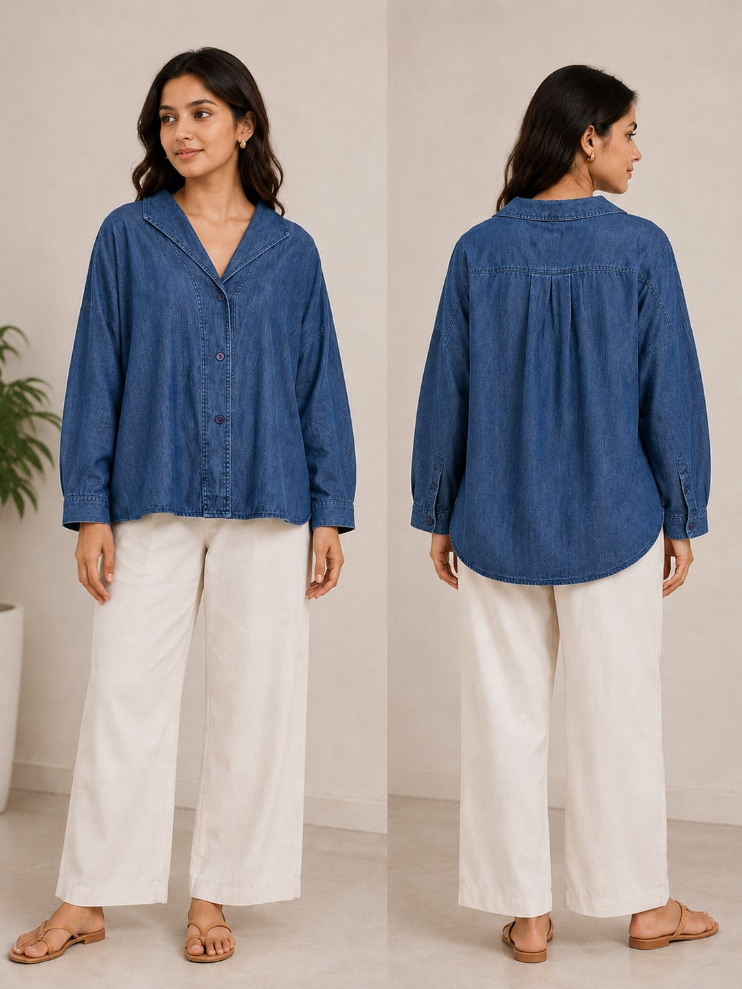 Blue Haven Easy-Fit Denim Shirt