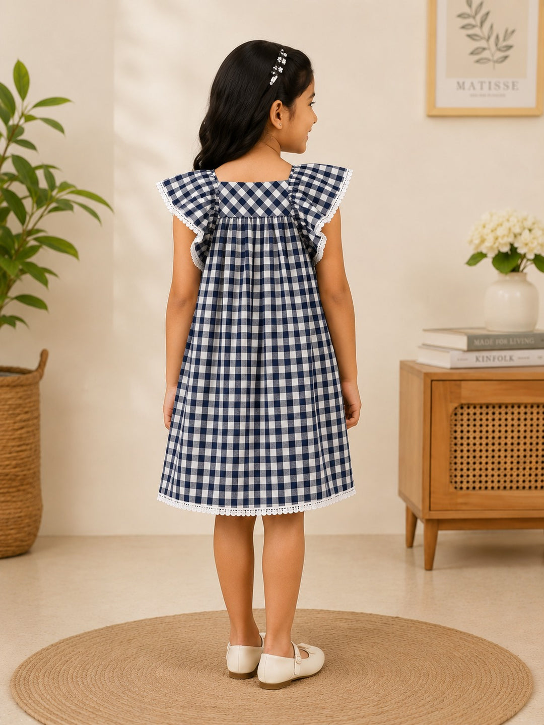 Black Checkered Dress