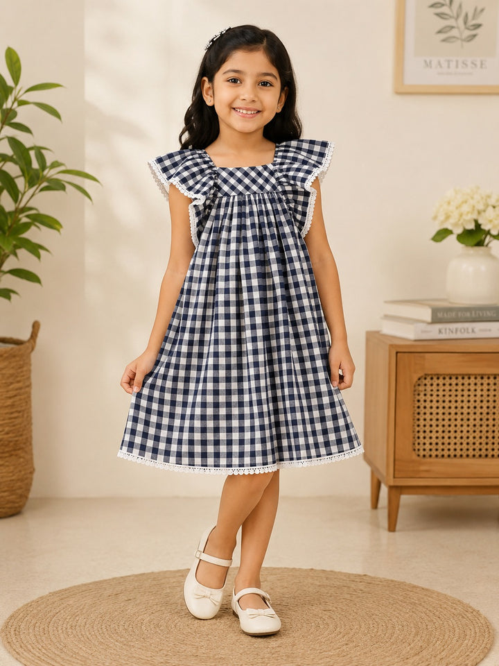 Black Checkered Dress
