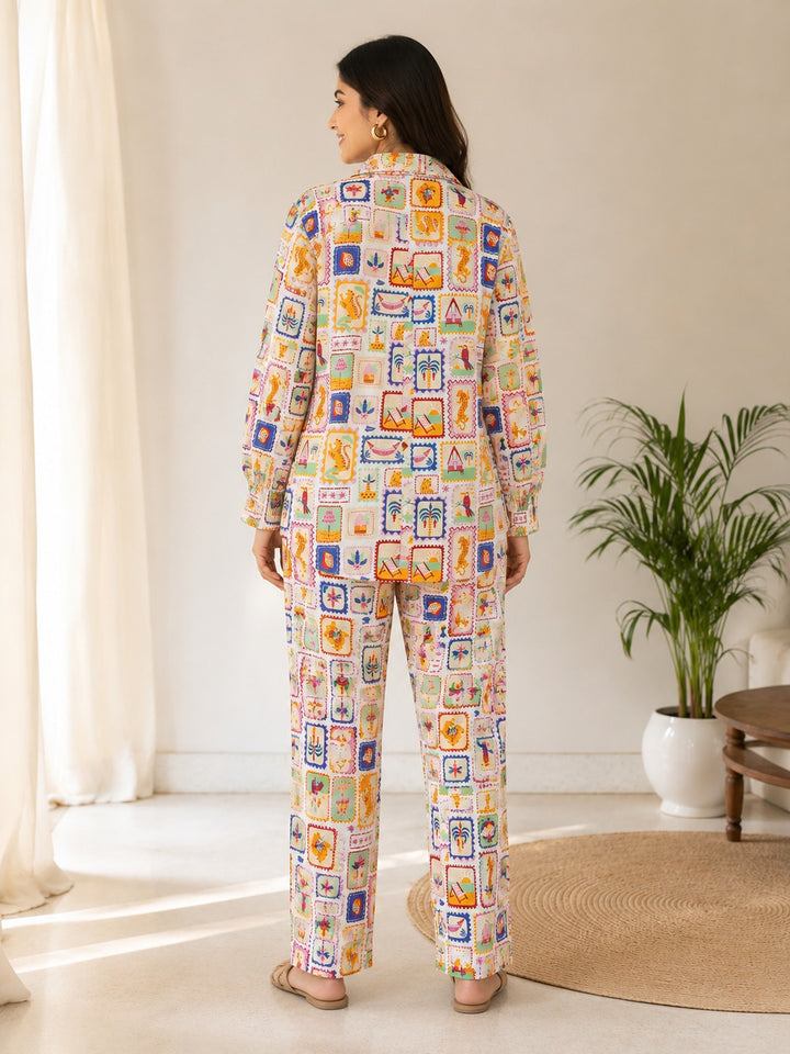 Wanderlust Stamp Co-ord Set