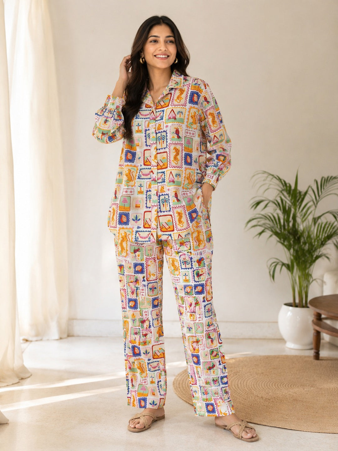 Wanderlust Stamp Co-ord Set