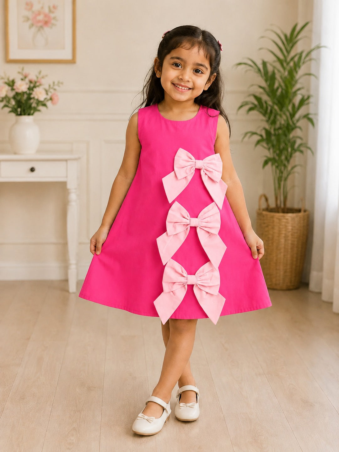 Pretty in Pink Bow Dress