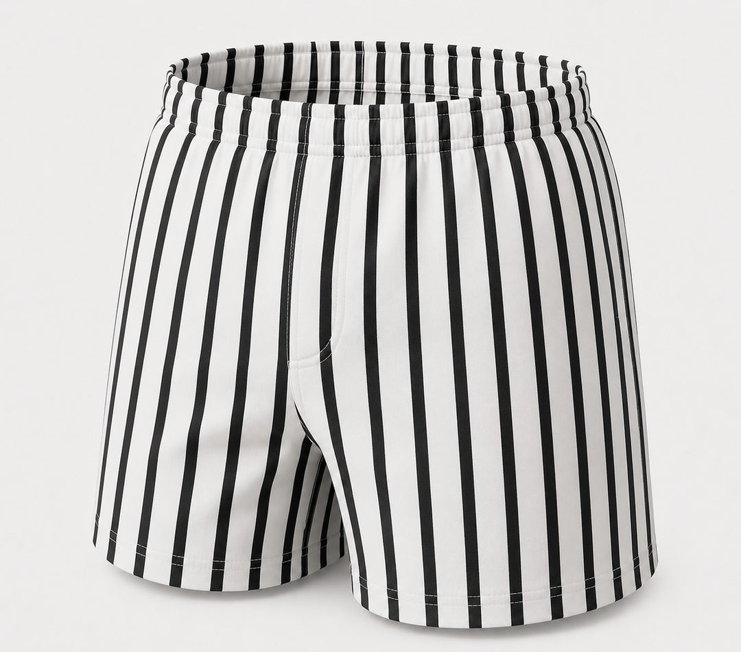 Monochrome Stripe Boxer