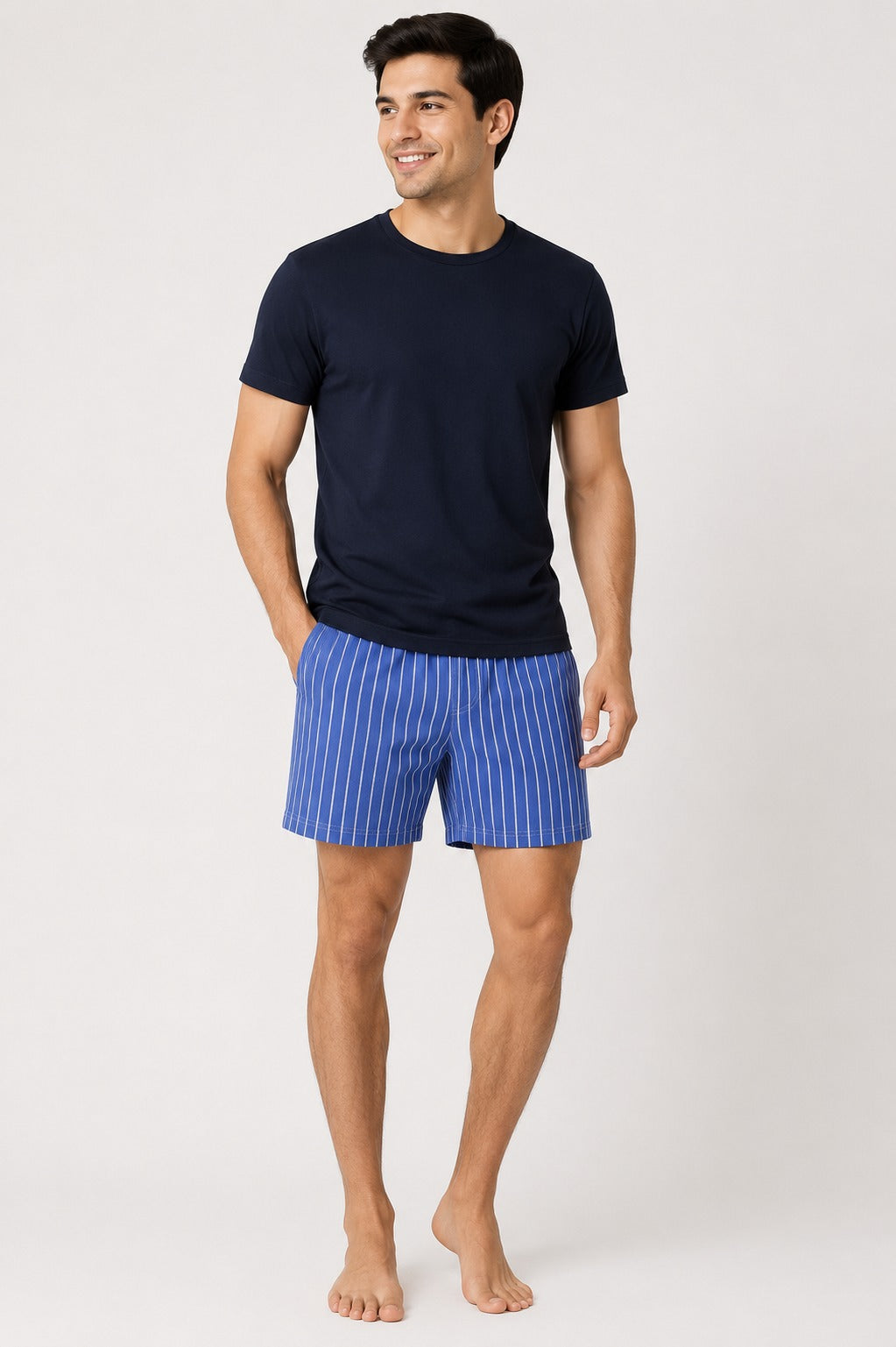 Coastal Pinstripe Boxer